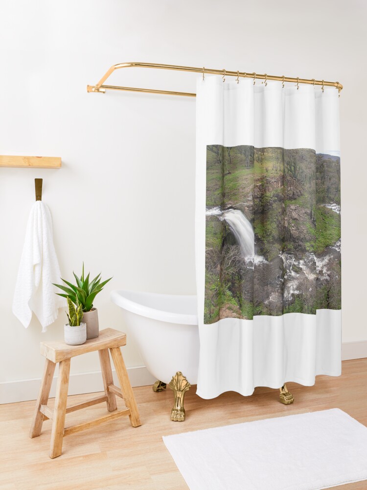 Thumbnail 3 of 5, Shower Curtain, Paddy's River Falls, Tumbarumba, NSW, Australia designed and sold by RICHARDW.