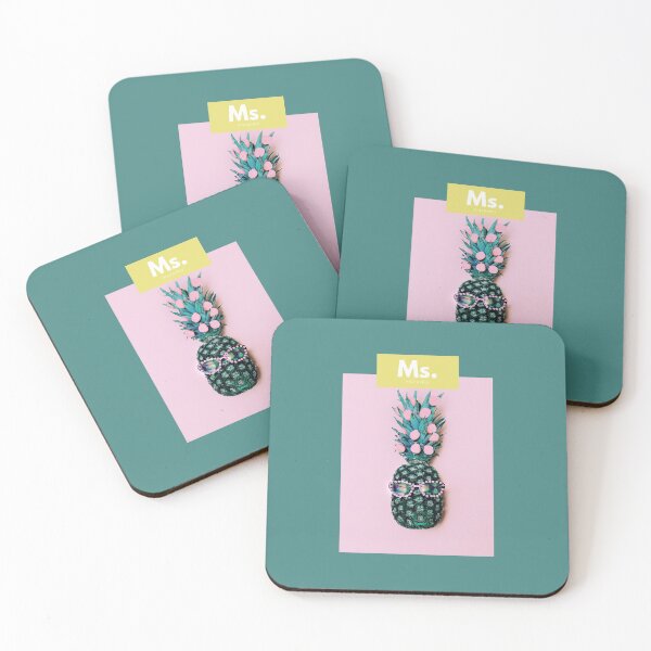 Item preview, Ms. Pineapple (blue green) designed and sold by my-wanderlustjo.