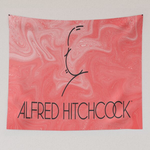 Item preview, Alfred Hitchcock with Coral Marble  designed and sold by KirstenJRenfroe.