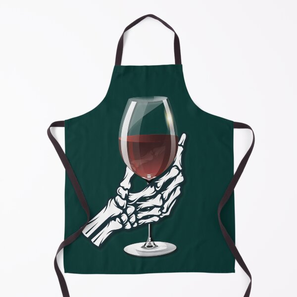 Item preview, Skeleton Holding A Wine Glass designed and sold by DeikarPOD.