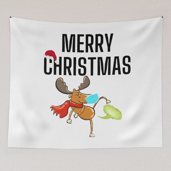 Item preview, Funny christmas deer Quarantined christmas designed and sold by OneTimeEngineer.