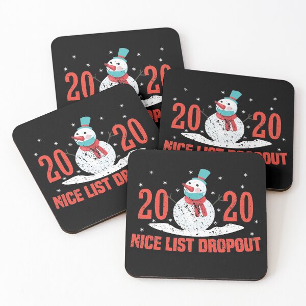 Item preview, Christmas 2020 Nice List Dropout Snowman designed and sold by RainbowPandas.