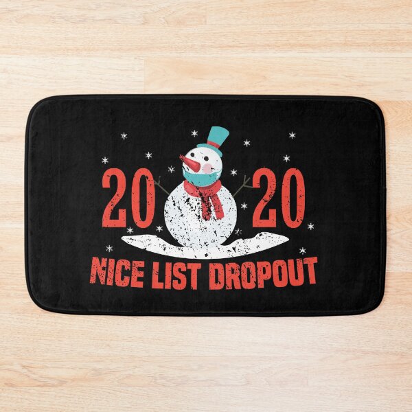 Item preview, Christmas 2020 Nice List Dropout Snowman designed and sold by RainbowPandas.