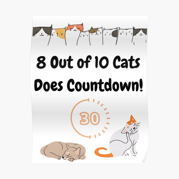 8 Out Of 10 Cats Does Countdown Gifts & Merchandise Redbubble