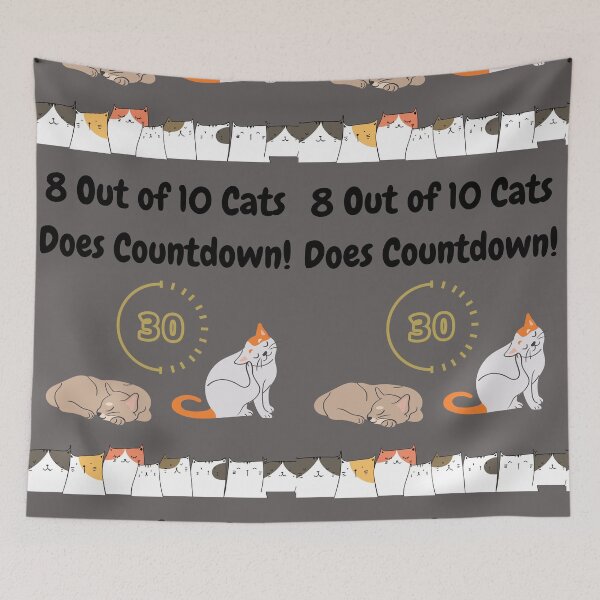 Item preview, 8 Out of 10 Cats Does Countdown! designed and sold by Mamalia.