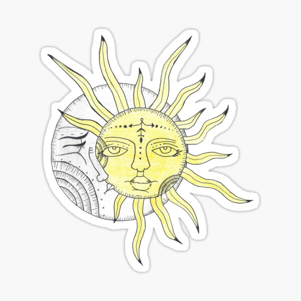 Boho Ellipse Sticker