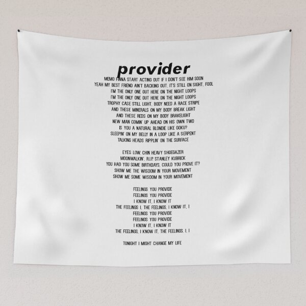 Item preview, Provider - Frank Ocean designed and sold by claywalkr.