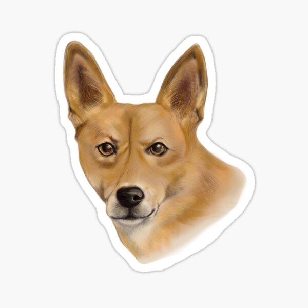 Queen Shiba Sticker