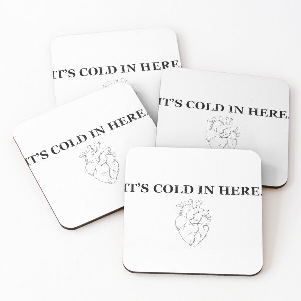 Item preview, It's cold in here - heart T-shirt, Hoodie, Mask designed and sold by Eddyed.