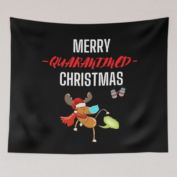 Item preview, Funny christmas deer Quarantined christmas designed and sold by OneTimeEngineer.