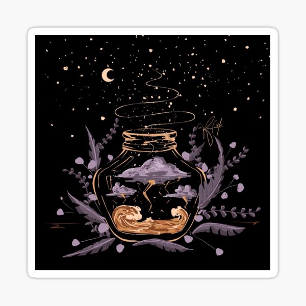 Item preview, Storm lightening - Inktober 2020 designed and sold by kimcarlika.