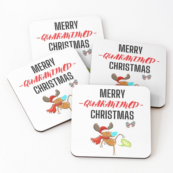 Item preview, Funny christmas deer Quarantined christmas designed and sold by OneTimeEngineer.