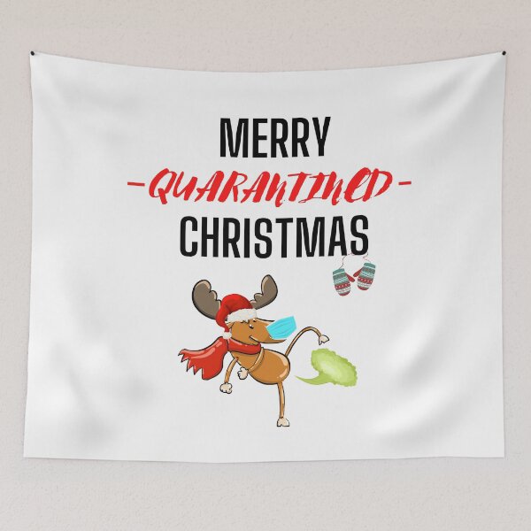 Item preview, Funny christmas deer Quarantined christmas designed and sold by OneTimeEngineer.
