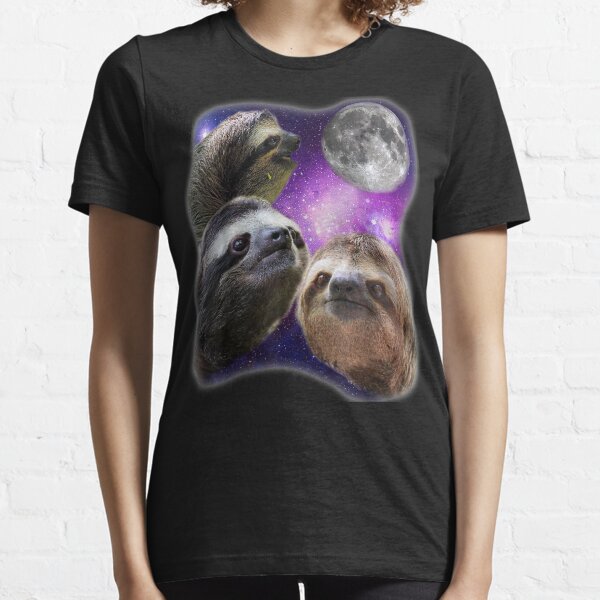 3 sloth moon shirt