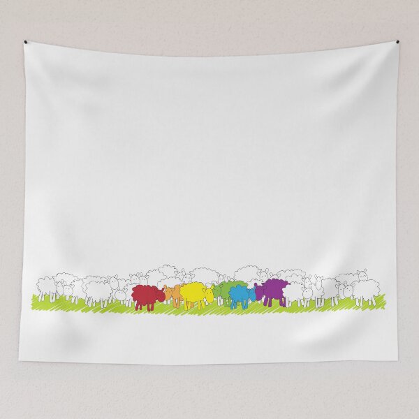 Item preview, Rainbow sheep designed and sold by sluggraphix.