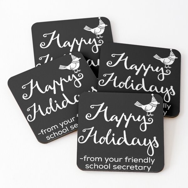 Item preview, Happy Holidays school secretary designed and sold by firegalaxy.