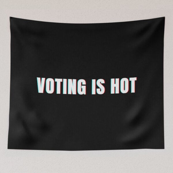 Item preview, Voting is hot designed and sold by Statim.