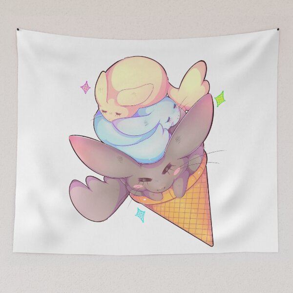 Item preview, Sweet Chinchilla Ice Cream Cone designed and sold by GelatoUnicorn.