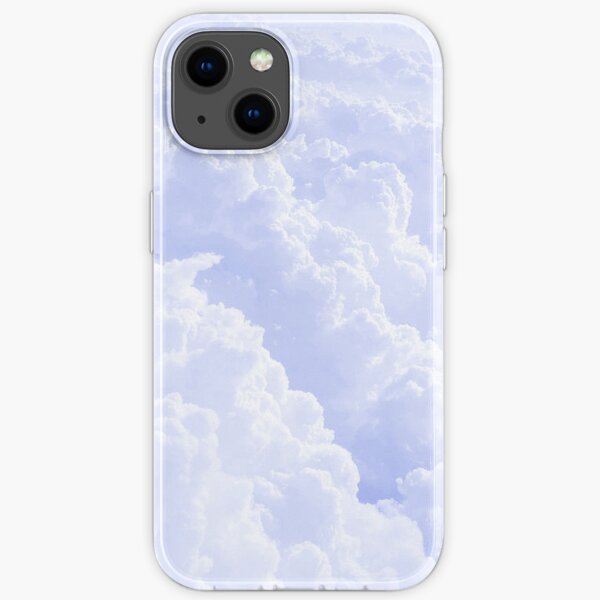 Nuages pastels Coque souple iPhone