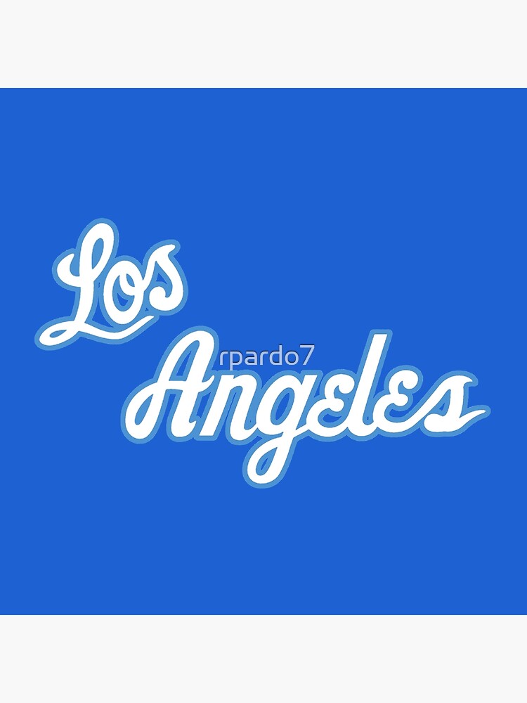 Los Angeles Custom Letters Script | Art Board Print