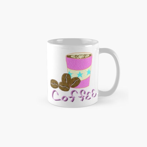 Star coffee beans and cup Classic Mug