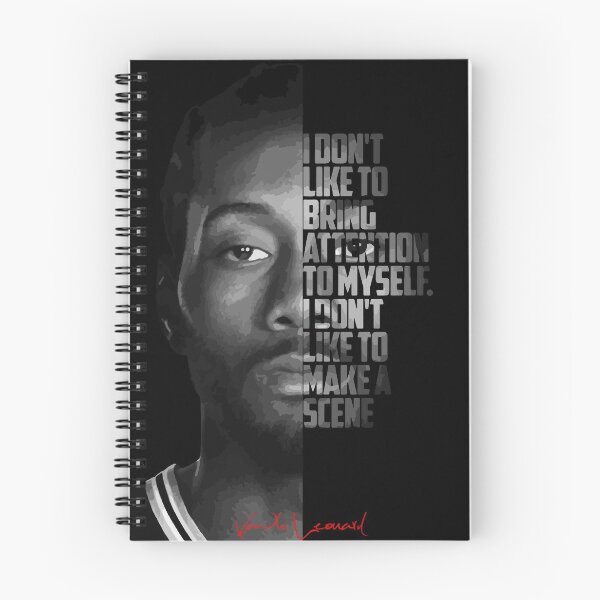 Item preview, Black and white Kawhi Leonard quote poster. designed and sold by Enea Kelo.