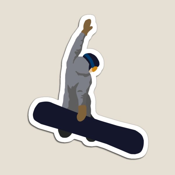 Snowboarder Magnet