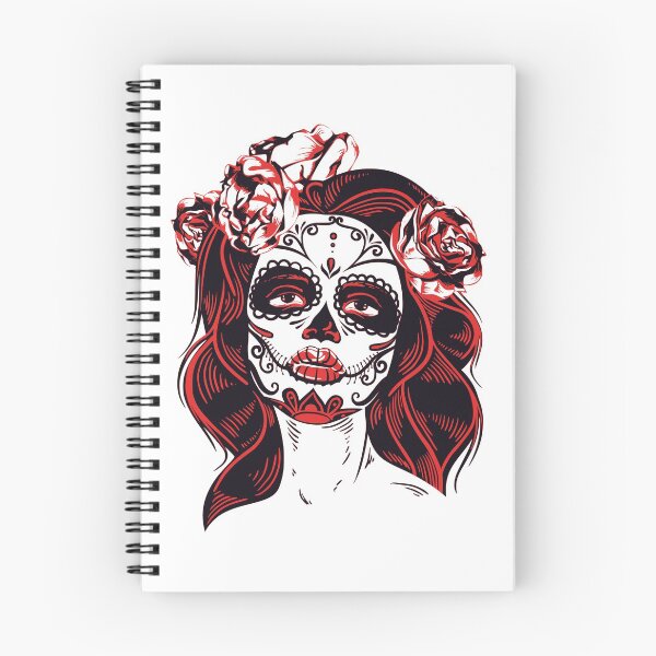 Item preview, sugar skull girl designed and sold by littlehapa.