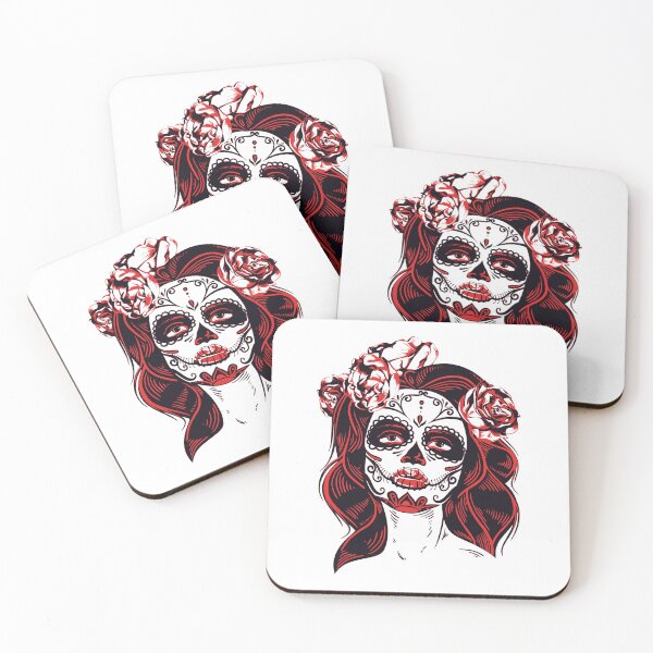 Item preview, sugar skull girl designed and sold by littlehapa.