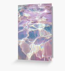 Holographische Gewässer Grußkarte