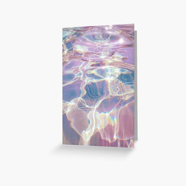Holographic Waters Greeting Card