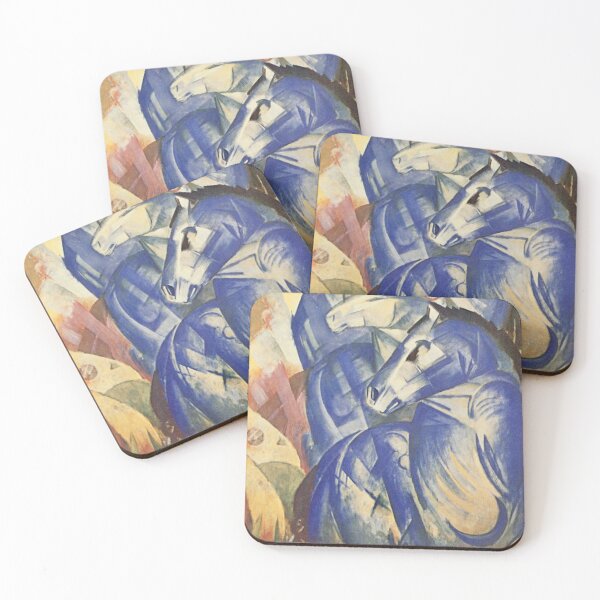 Item preview, Fine Art: The Tower of Blue Horses - Franz Marc designed and sold by The Great  Art.