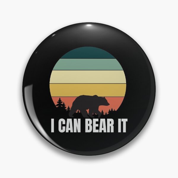 Item preview, I can Bear It - Black, Brown, Grizzly Bear  designed and sold by Achidesign.