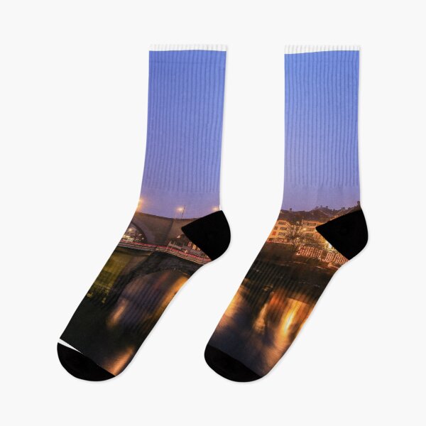 Item preview, Night city scene in Bern designed and sold by seunglee.