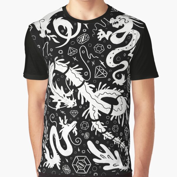 Aperçu de l'œuvre Motif de dragon tribal-dragon chinois-dragon au trésor créée et vendue par RyukiArtbook.