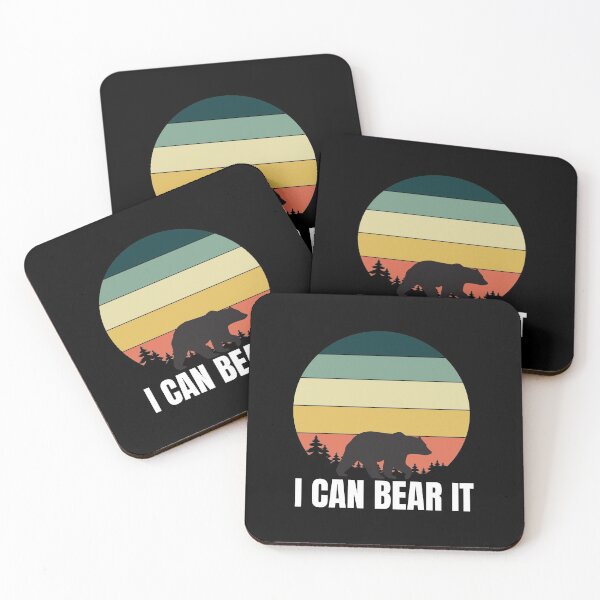 Item preview, I can Bear It - Black, Brown, Grizzly Bear  designed and sold by Achidesign.