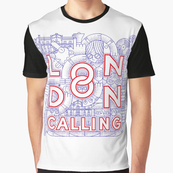 london calling t shirt white