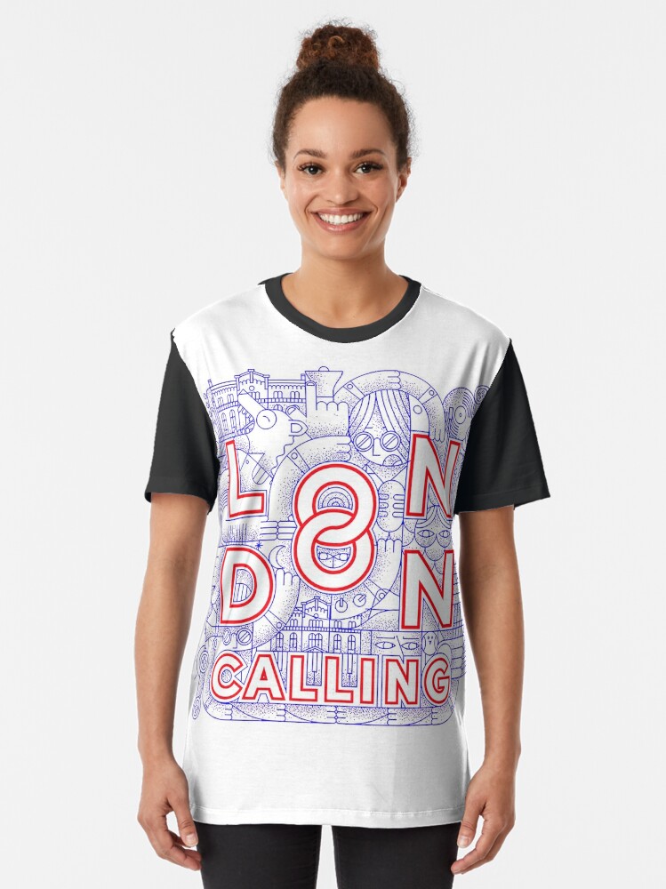 london calling t shirt white