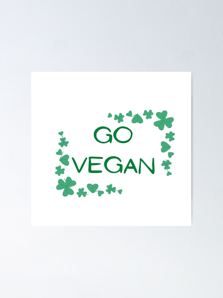 Thumbnail 1 of 3, Poster, Go Vegan designed and sold by KengurAna.