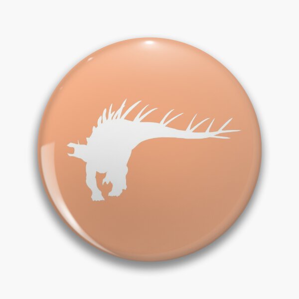 Item preview, Kentrosaurus Dinosaur Silhouette (White) designed and sold by GoldenArchelon.