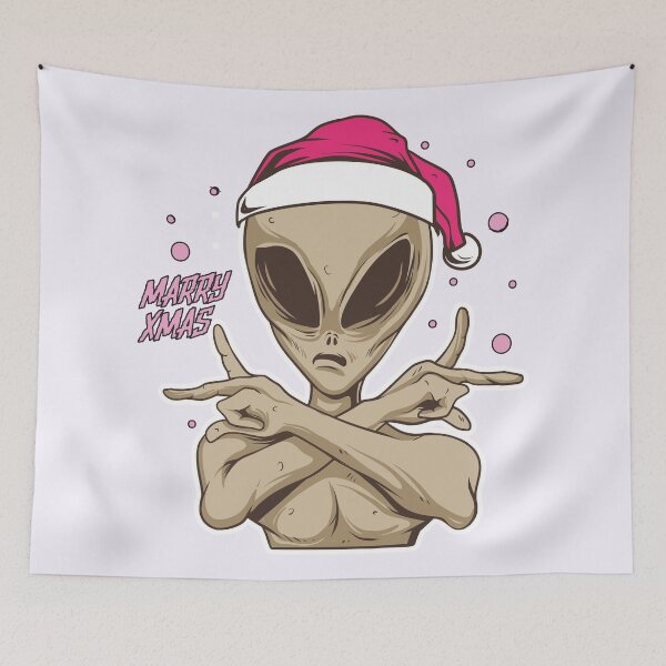 Item preview, Alien Santa (version 1) designed and sold by kalud-zoldyck.