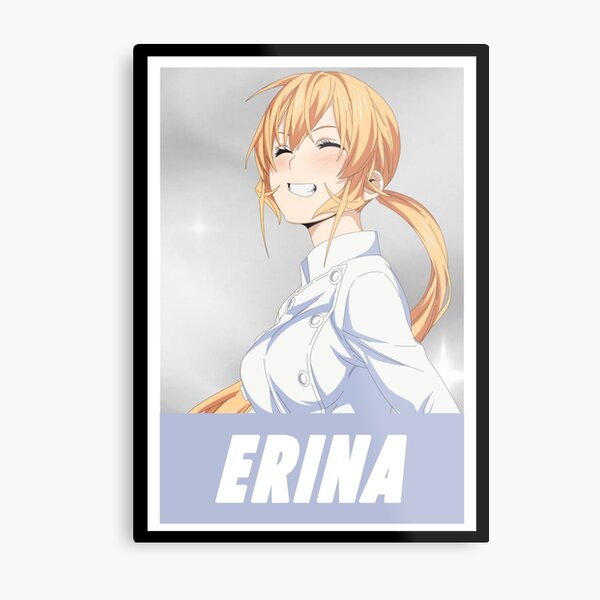 Guerres alimentaires - Erina Nakiri Impression métallique