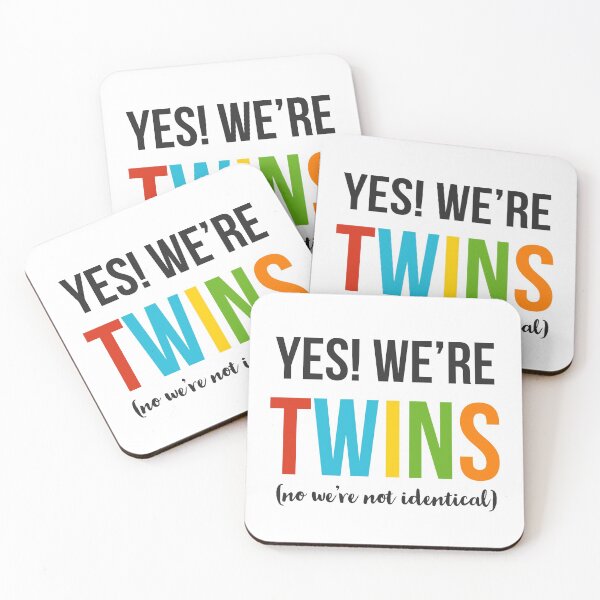 Item preview, Yes we're twins, no we're not identical designed and sold by Dailyartsie.