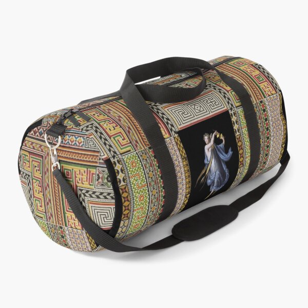 Item preview, DANCING MAENAD WITH CYMBALS ,ANTIQUE ROMAN PAINTING WITH POMPEII MOSAICS PATCHWORK  designed and sold by BulganLumini.