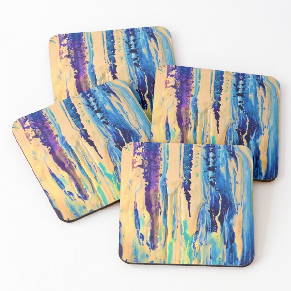 Item preview, Frosted Glass acrylic abstract painting designed and sold by Color Splash Gallery.