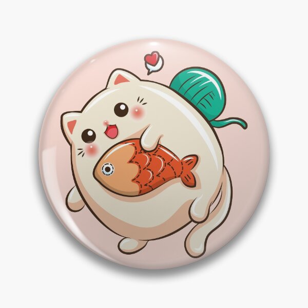 Item preview, Cute Fat Kitten  (version 1) designed and sold by kalud-zoldyck.