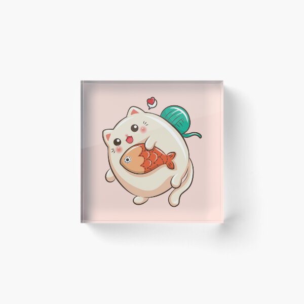 Item preview, Cute Fat Kitten  (version 1) designed and sold by kalud-zoldyck.