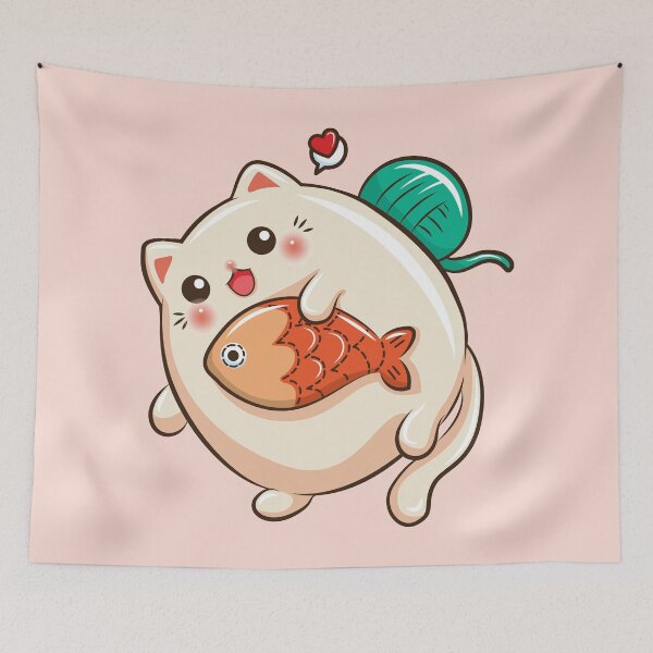 Item preview, Cute Fat Kitten  (version 1) designed and sold by kalud-zoldyck.