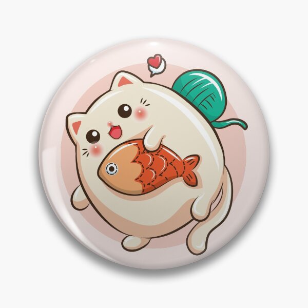 Item preview, Cute Fat Kitten  (version 2) designed and sold by kalud-zoldyck.