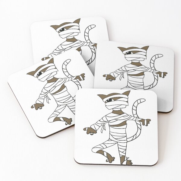 Item preview, Halloween Mummy Cat designed and sold by KitCatCards.